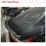 Rear Trunk Spoiler Wing For BMW 4 Series G22 M Sport Coupe G82 M4 2021 2022 Car Tail Rear Boot Lip Wing Spoiler Dry Carbon Fiber