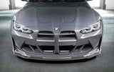 Carbon fiber Front Lip V style front splitter bumper lip for BMW G80 G82 G83 M3 M4 2021+