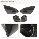 Dry Carbon Fiber Mirror Cover Caps For Lamborghini Gallardo LP550 LP560 LP570 2008-2014 Replacement Rear View Side Mirror Cover