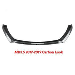 Front Bumper Splitter Lip Diffuser Tuning Plastic Spoiler Accessories Body Kit Front Shovel For Seat Leon 3 MK3 MK3.5 2012-2019