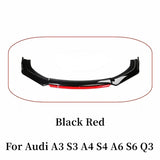 For Audi A3 A4 A6 Q3 S3 S4 S6 B6 B7 B8 B8.5 Front Bumper Spoiler Diffuser Bodykit Splitter Front Lip Shovel Cars Accessories