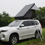 New Arrival Aluminum Triangle Hard Shell Rooftop Tent Outdoor Camping Waterproof SUV Car Roof Top Tent