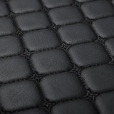 1PC cushion +1PC cushion PU leather front single-seat four-season universal embroidered seat cushion General dimensions are suit