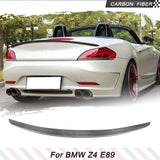 Carbon Fiber Car Rear Trunk Racing Spoiler Boot Lip Wing For BMW Z4 E89 2009-2015 Car Rear Trunk Wing Spoiler FRP Black