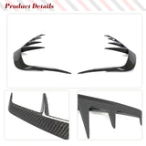 Carbon Fiber Rear Canard Fins for Infiniti Q60 Q60S 2016-2022 Coupe 2-Door Rear Bumper Side Vent Trim Canards Factory Outlet