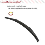 Carbon Fiber Car Trunk Spoiler for Audi A6 C7 A6 Sline S6 2012-2018 Sedan Rear Spoiler Boot Lid High Kick Wing Lip