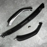 For BMW G30 M-Performance G38 2017-2020 Front Bumper Splitter Lip Diffuser Body Kit Spoiler Guard Gloss Black/Carbon Look ABS