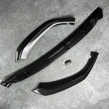 For BMW G30 M-Performance G38 2017-2020 Front Bumper Splitter Lip Diffuser Body Kit Spoiler Guard Gloss Black/Carbon Look ABS