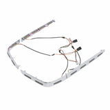 Motorcycle Trunk & Saddlebags Trim Cover LED Lights For Honda Goldwing GL1800 2001-2011