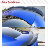 Car Rear Trunk Spoiler for Dodge Charger 2011-2022 Rear Car Rear Trunk High-Kick Tail Spoiler Wing Lip Car Accessories ABS Black