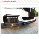 For BMW 5 Series G30 G31 M Sport 2017 2018 2019 Carbon Fiber Car Front Bumper Lip Front Bumper Lip Splitters Chin Apron Spoiler