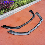 For Ford Mustang 2015-2017 Car Front Bumper Splitter Lip Diffuser Body Kit Spoiler Guard Spoiler Frontal Retrofit Accessories
