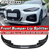 G22 Lip MP Style G23 G26 Front Bumper Lip Splitter Spoiler Diffuser For BMW 4 Series G22 G23 G26 2020-2023 Accessories Body Kit