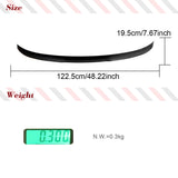 Dry Carbon Fiber Car Trunk Spoiler for BMW 3Series G20 G28 G80 M3 320i 330i Rear Boot Wing HighKick Spoiler M Type Lip 2018-2023