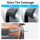 Wheel Arch Mudguards OEM Fender Flares For Ford Ranger 2015-2018,2019-2022 T7 T8 Double Cabin 4x4 Auto Part Accessories