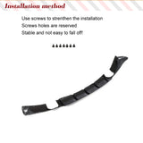 Carbon Fiber Rear Bumper Lip Diffuser Spoiler for BMW 4 Series F32 F33 F36 M Sport Gran Coupe Sedan Convertible 2014 - 2018