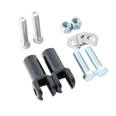 Motorcycle 2.25" Rear Passenger Foot Peg FootPegs Supports Mounts Clevis Kits For Harley Softail 2000-2006
