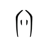 4PCS Front Bumper Lip Splitter Front Wind Knife Trim Cover for VW Golf MK7.5 GTI 2017 2018 2019 Car Body Kit Accessories Tuning