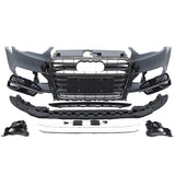 Auto Bodykit Front Bumper With Grill For Audi A3 8V 2014-2016 PP Material Car Bodikits