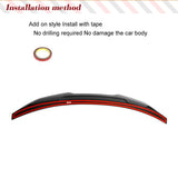 Dry Carbon Fiber Car Trunk Spoiler for BMW 3Series G20 G28 G80 M3 320i 330i Rear Boot Wing HighKick Spoiler P Style 2018-2023