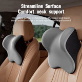 Car Headrest Lumbar Support Lumbar Cushion Memory Foam Cushion Backrest Lumbar Pillow Car Comfortable Neck Pillow Car Accsesorie