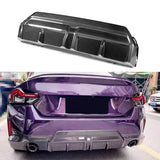 Rear Lip Diffuser For BMW 2 Series M240 G42 2021+ Carbon Fiber Bumper Lips Diffusers Shark Fin Type Car Styling upgraded body kit