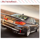 Carbon Fiber Side Skirts  Extension Lip for BMW 5 Series G30 M Sport F90 M5  2018-2022 Car Door Panels Side Trim Extensions