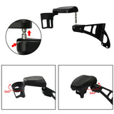 Adjustable Rear Passenger Arm Rests W/ Drink Holder Fit For Harley Touring Road King Electra Street Glide 2014-2024