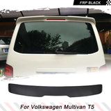 FRP Unpainted Primer Black Car Rear Roof Top Lip Wing Spoiler for Volkswagen VW Multivan T5 2012-2016 Auto Roof Spoiler Wing