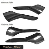 Carbon Fiber Car Front Bumper Splitters Spoiler for BMW F87 M2 Base Coupe 2-Door 2016-2020 Racing Front Splitters Flaps Cupwings