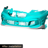 Carbon Fiber Car Front Bumper Lip Splitters for BMW 1 Series F40 118i M-Tech Hatchback 2020-2022 Front Lip Chin Protector Guard