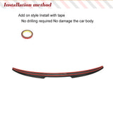 Car Rear Trunk Spoiler Wing for BMW 4 Series G22 G82 M4 2021 2022 Carbon Fiber Rear Trunk Boot Lid Lip Wing Spoiler FRP