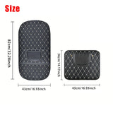New PU Leather Car Anti-Kick Mats Auto Seat Back Protector Cover For Children Car Back Seat Anti-Dirty Pad Car  Accessories