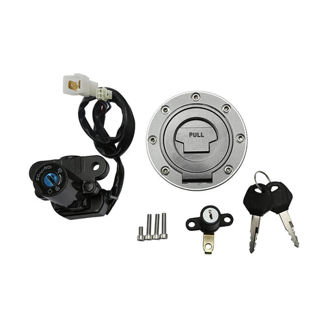 Motorcycle Fuel Gas Ignition Switch Key Seat Lock For Yamaha YZF R6 2003-2005 R1 02-03