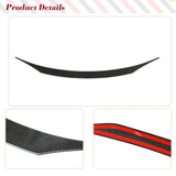 Carbon Fiber Racing Spoiler Rear Trunk Middle Auto Wing Lip for Porsche Macan 2022 2023 Rear Middle Deck Trunk Lid FRP Black