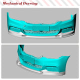 For BMW 5 Series G30 G31 M Sport 2017 2018 2019 Carbon Fiber Car Front Bumper Lip Front Bumper Lip Splitters Chin Apron Spoiler
