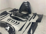 For McLaren 720S Real CARBON FIBER Front Bumper Lip Splitters Cup Flaps Cover Body Kit 2017 2018 2019 2020 2021