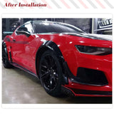 Carbon Fiber / FRP Car Wheel Fender Flares For Chevrolet Camaro 2016 - 2019 Front and Rear Fender Car Body Kits