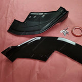 Gloss Black M35i Style Front Bumper Splitter Lip Spoiler Diffuser For BMW X2 iX2 U10 20i 20d 18d M Sport 2024 2025 Tuning