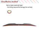 Car Rear Trunk Racing Spoiler for BMW 2 Series G42 G87 M2 Coupe 2020-2022 Dry Carbon Fiber Rear Duck-Tail Spoiler Wing