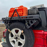 2024 New Design JK JL  Spare tire holder loaded 60kg with 35 inch tire  Aluminum alloy for jeep for wrangler