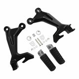 Rear Passenger Footrests Footpegs Brackets For Kawasaki Z650 Ninja 650 2017-2024 2023 2022