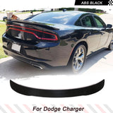 Car Rear Trunk Spoiler for Dodge Charger 2011-2022 Rear Car Rear Trunk High-Kick Tail Spoiler Wing Lip Car Accessories ABS Black