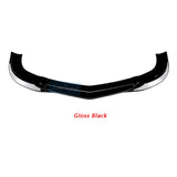 Front Bumper Lip Spoiler Splitters  For Mercedes Benz C Class W204 C63 AMG 2007 2008 2009 2010 Body Kit Aprons Cover Guard Trim