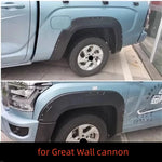 Car Fender Flares Arch Wheel Eyebrow Protector Mudguard Sticker for Great Wall cannon POER 2023