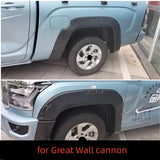 Car Fender Flares Arch Wheel Eyebrow Protector Mudguard Sticker for Great Wall cannon POER 2023
