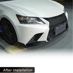 Carbon Fiber Front Bumper Splitters for Lexus GS F Sport GS350 2012-2015 Racing Front Splitters Flaps Apron Lip Body Kits FRP