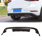 For New Golf Spoiler Rear Lip Diffuser for VW Volkswagen Golf 7 7.5 MK7.5 Standard And GTI 2017 2018 2019 PP Black Car