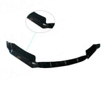 Front Bumper Lip Cover for BMW F85 X5M F86 X6M 2015 2016 2017 2018 Front Chin Spoiler ABS Gloss Black 3Pcs/set