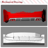 Carbon Fiber / FRP Car Rear Diffuser Lip Bumper Gaurd for CLS-Class Mercedes-Benz W218 CLS63 AMG CLS320 CLS350 Sedan 2015 - 2017